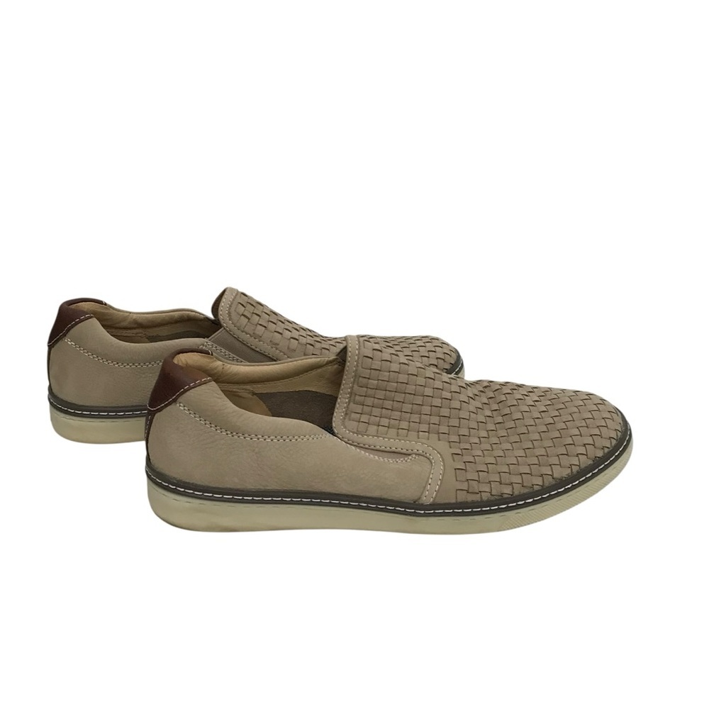 Johnston & Murphy J&M Men’s Sz 9 Loafers Woven Sheepskin Leather slip on